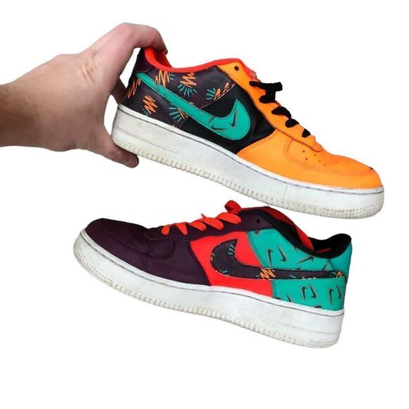 RARE 2018 Nike Air Force 1 Low What The 90s Size 8.5 - Picture 16 of 16